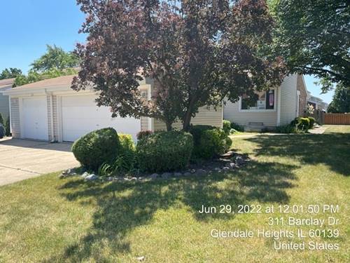311 Barclay, Glendale Heights, IL 60139
