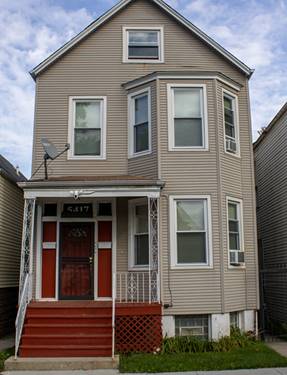 5417 S Wolcott, Chicago, IL 60609