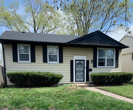 267 Chappel, Calumet City, IL 60409