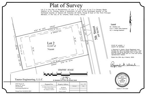 Lot 2 in Block 2 Norway Maple Addition To St Charles, St. Charles, IL 60174
