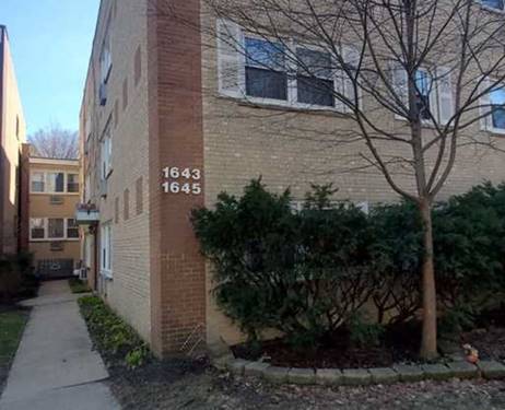 1643 W Sherwin Unit 2C, Chicago, IL 60626