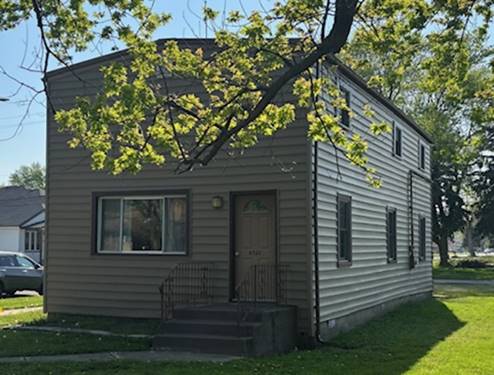 8762 Central, Oak Lawn, IL 60453