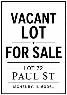 Lot 72 Paul, Mchenry, IL 60050